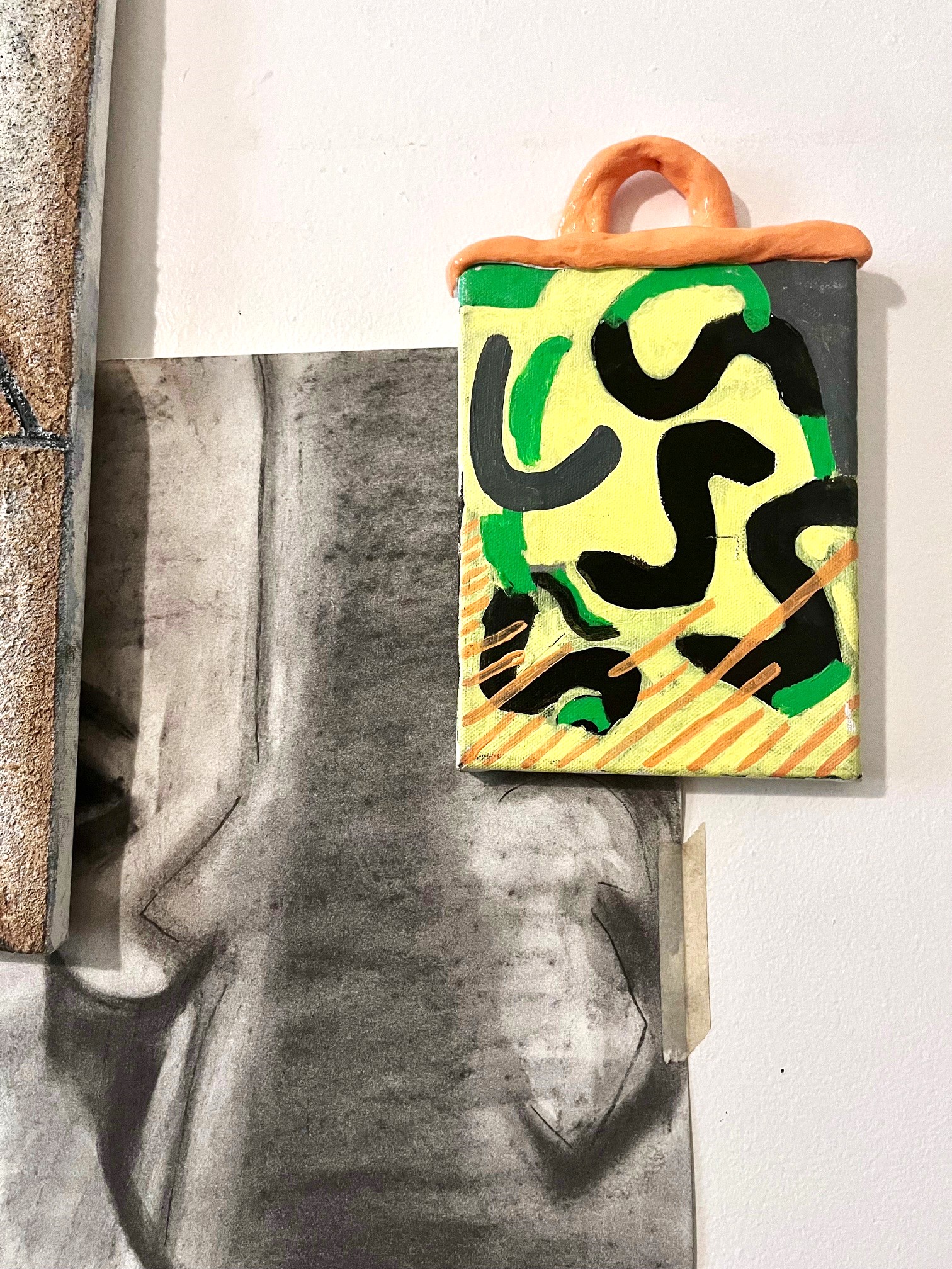 Small abstract painting