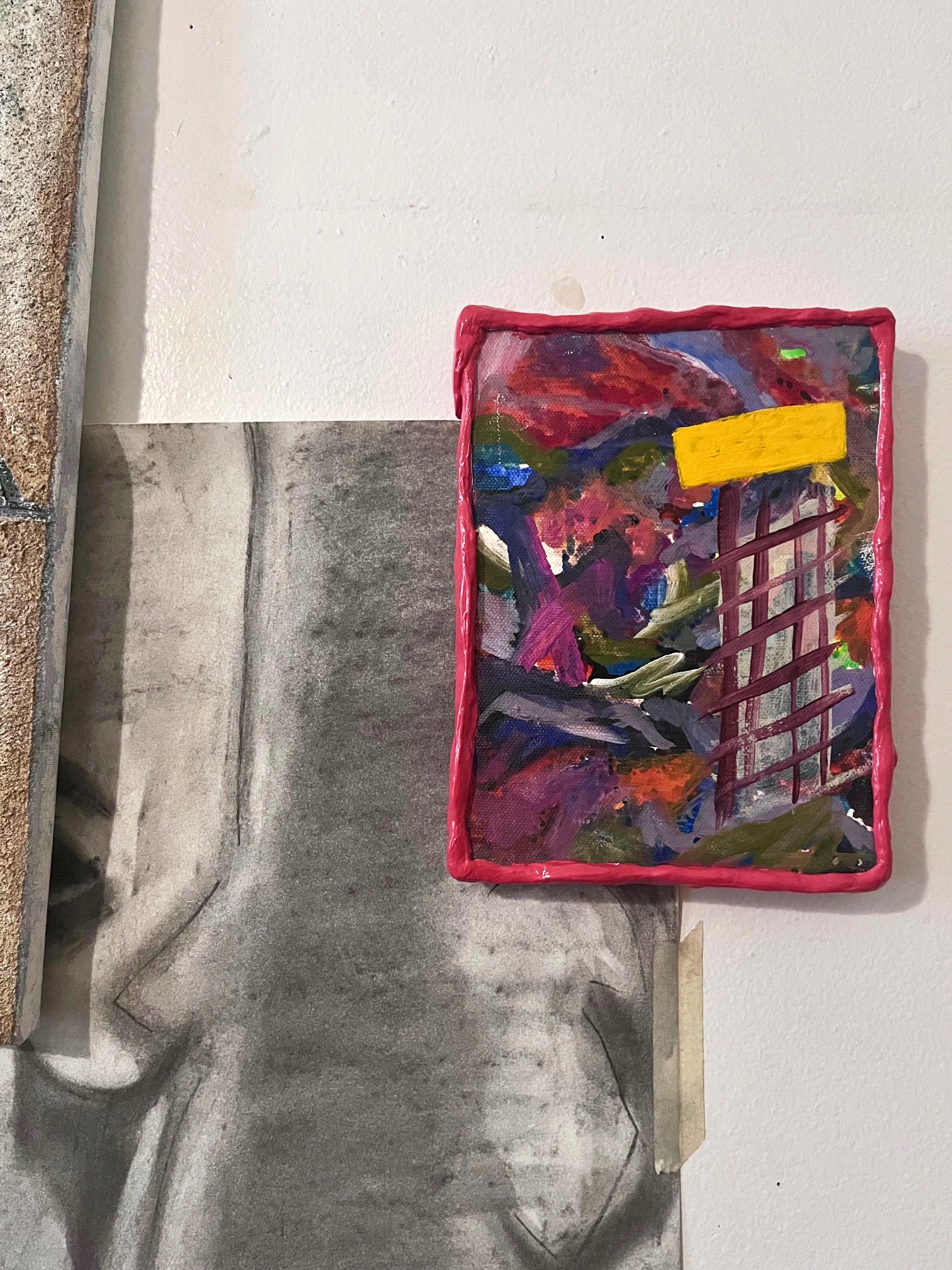 Small abstract painting