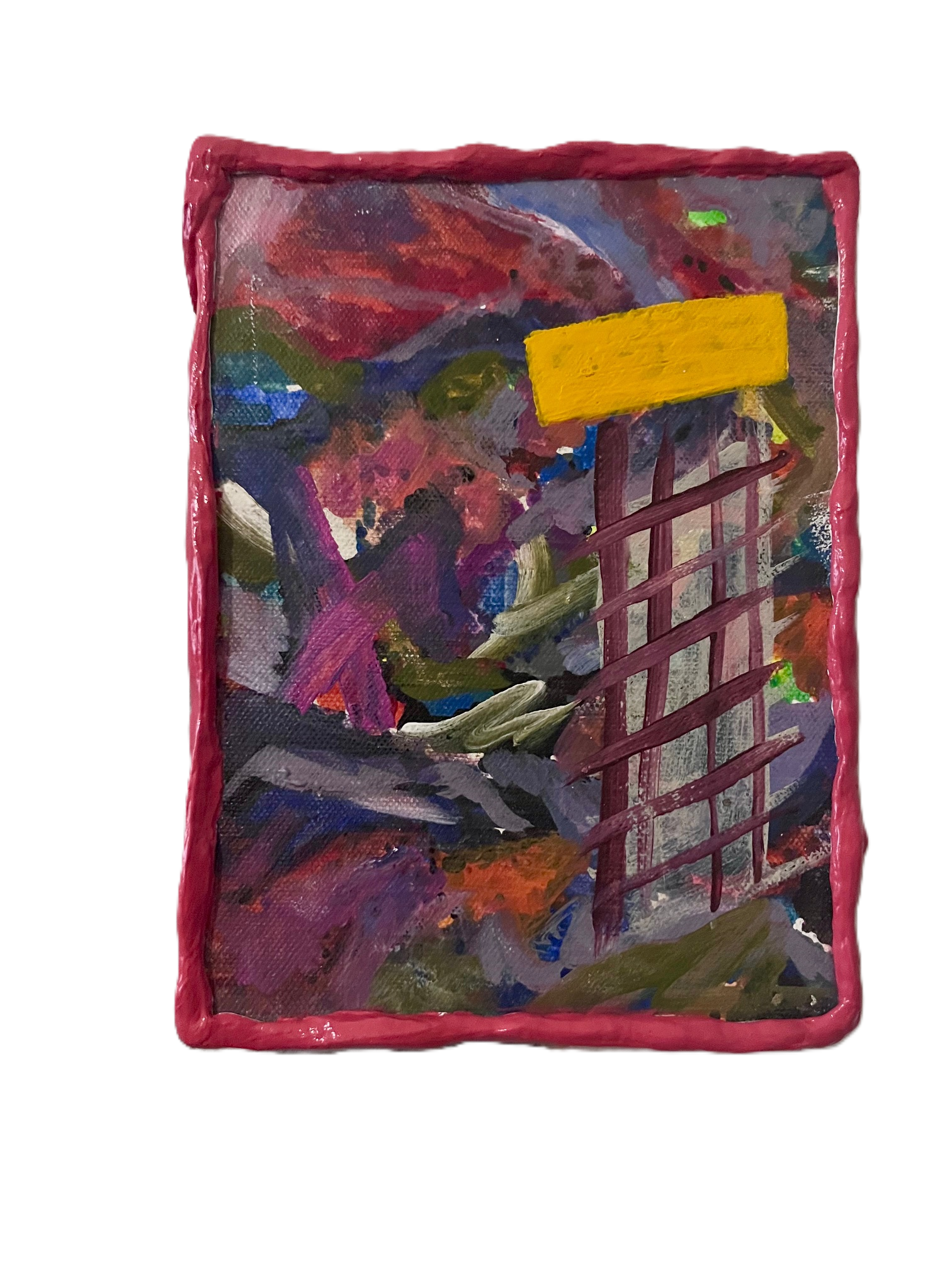 Small abstract painting