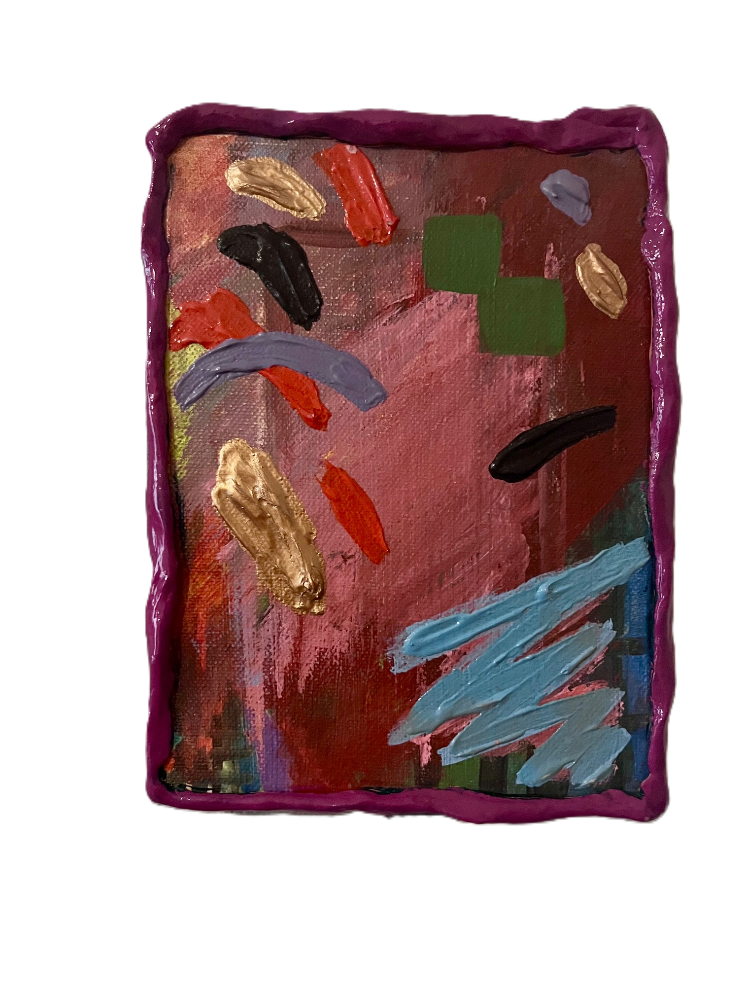 Small abstract painting