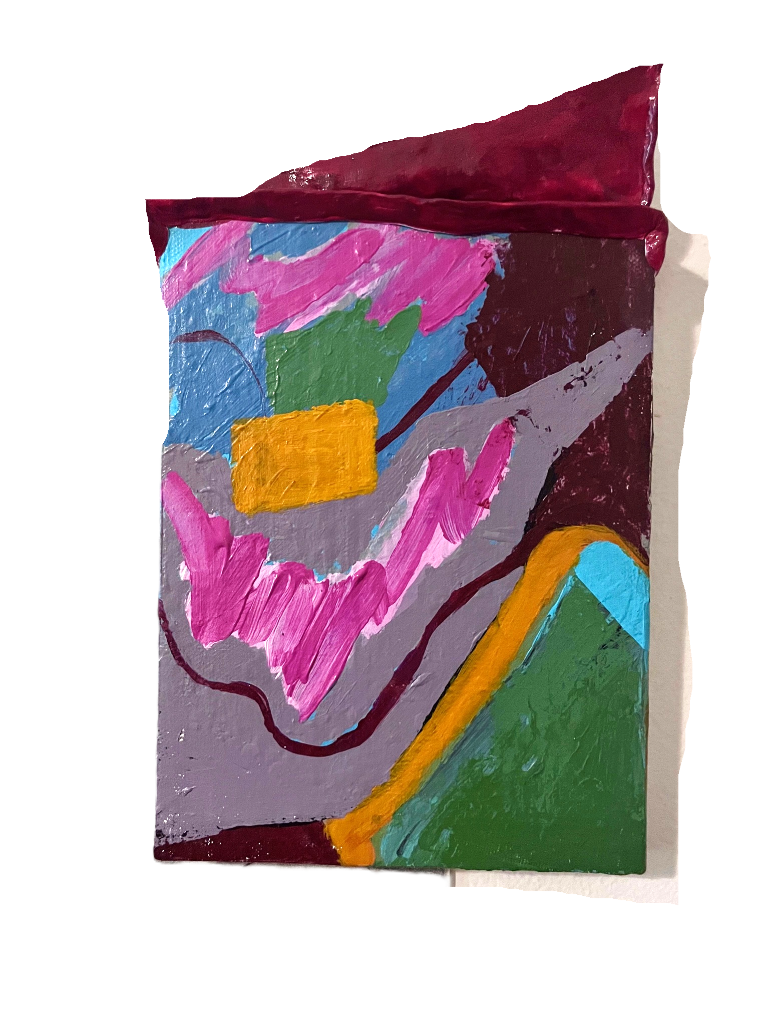 Small abstract painting