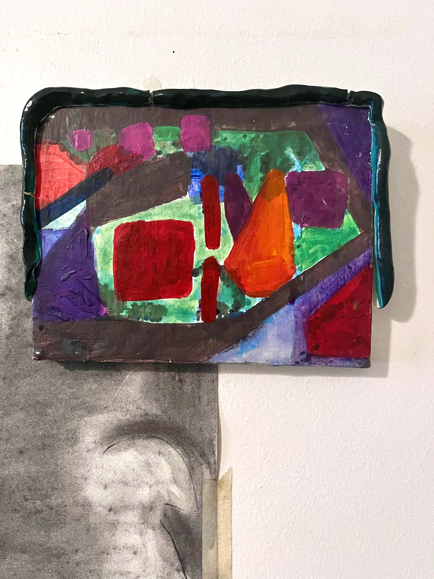 Small abstract painting