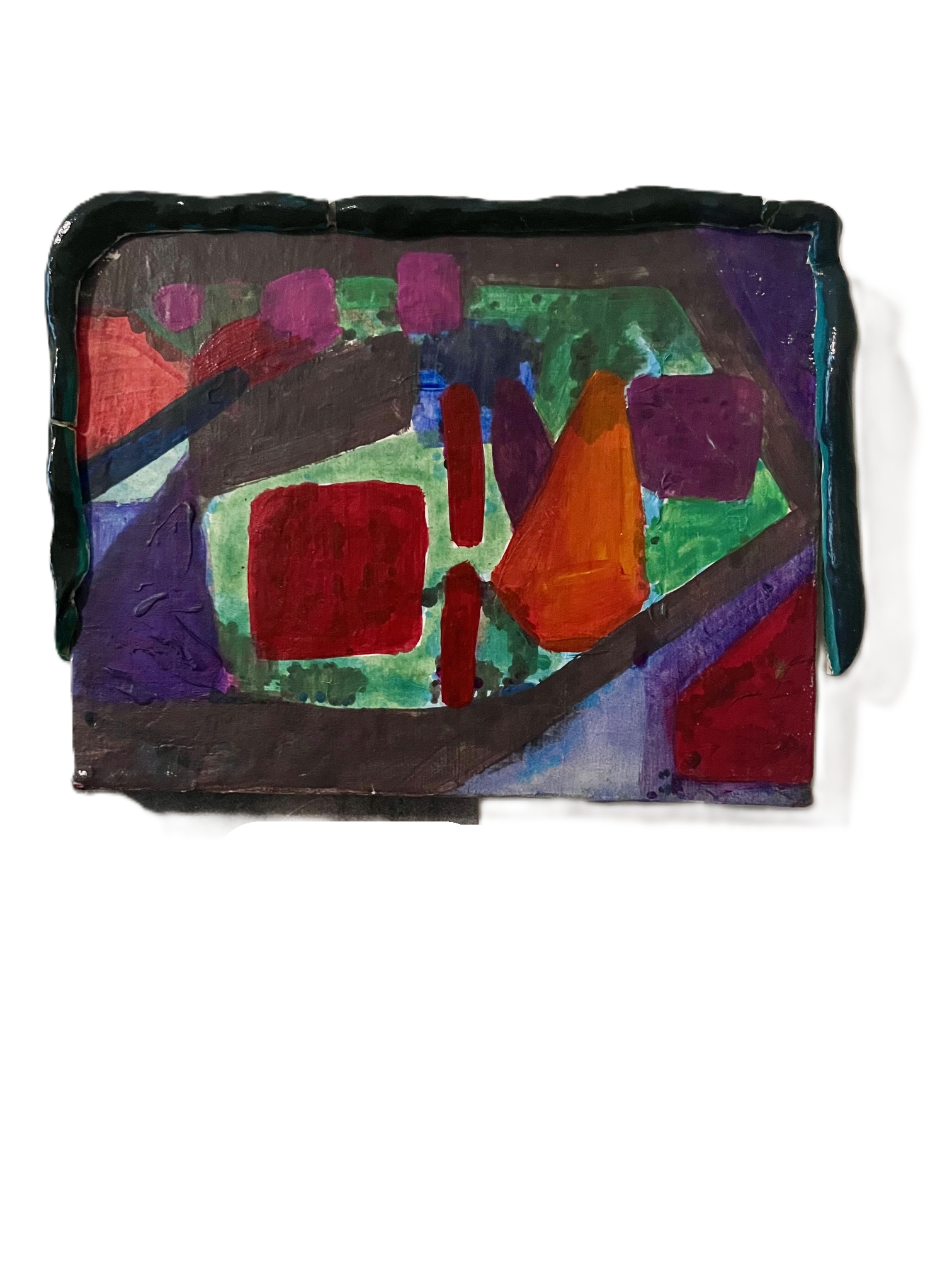 Small abstract painting