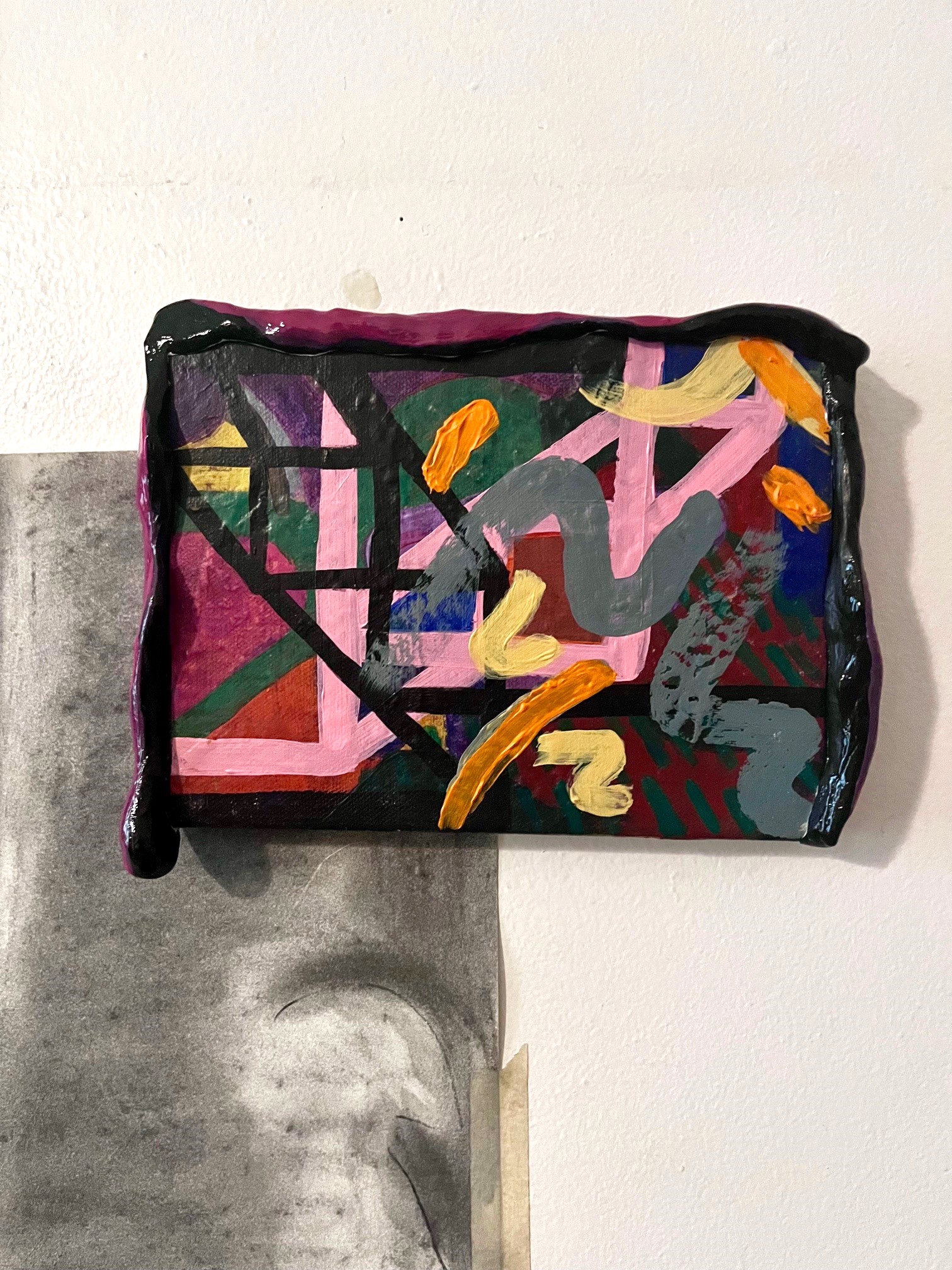 Small abstract painting