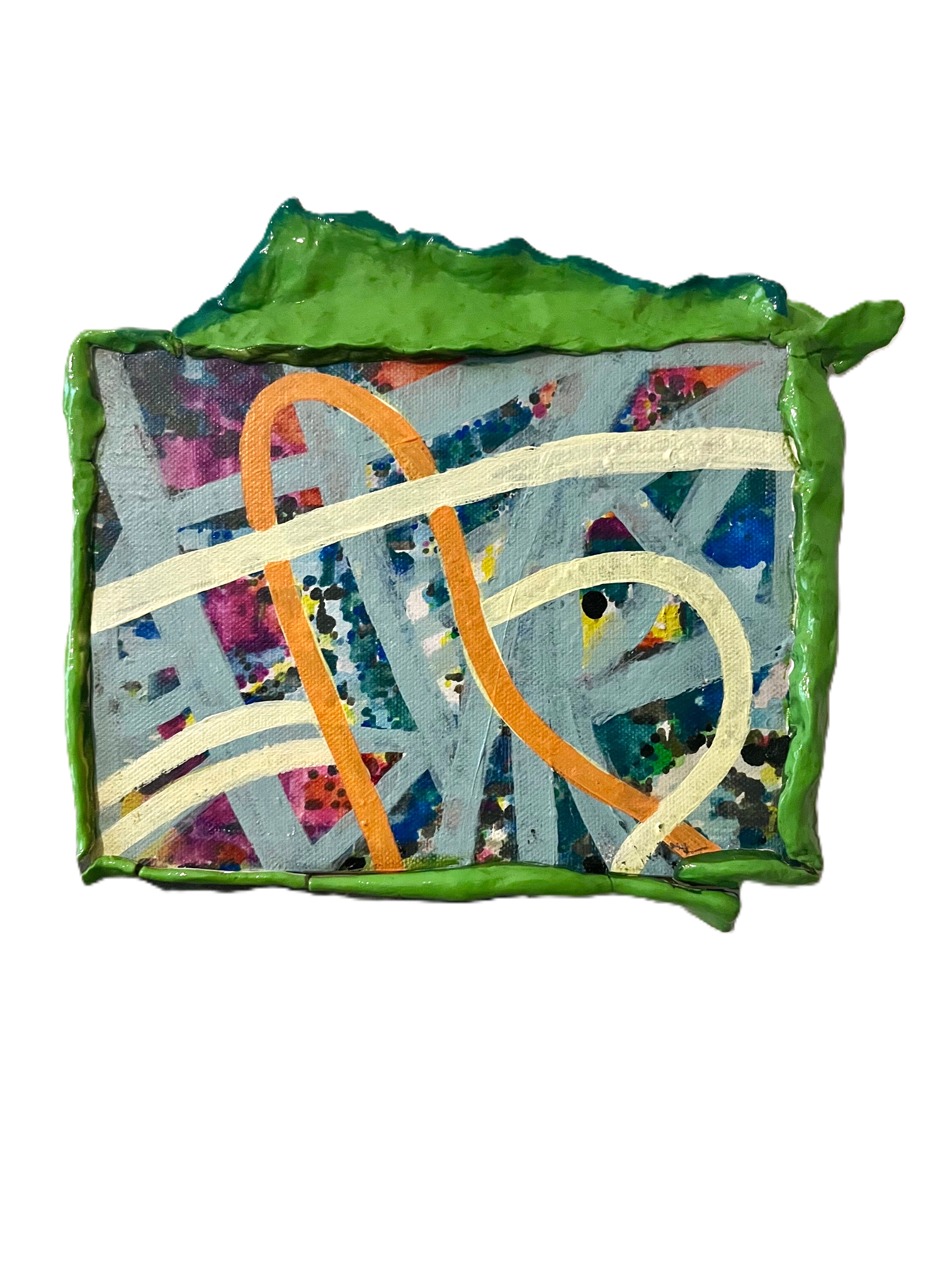 Small abstract painting