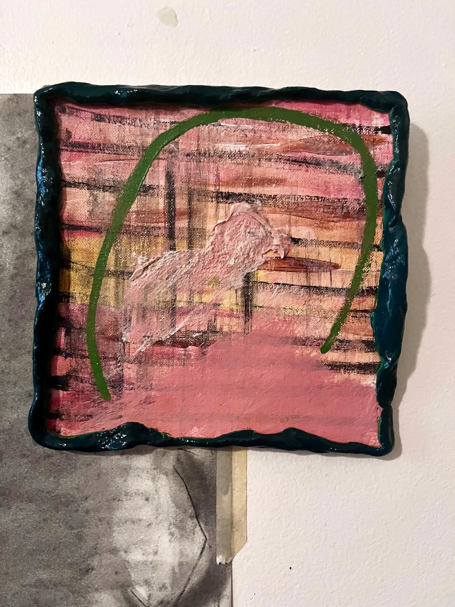 Small abstract painting