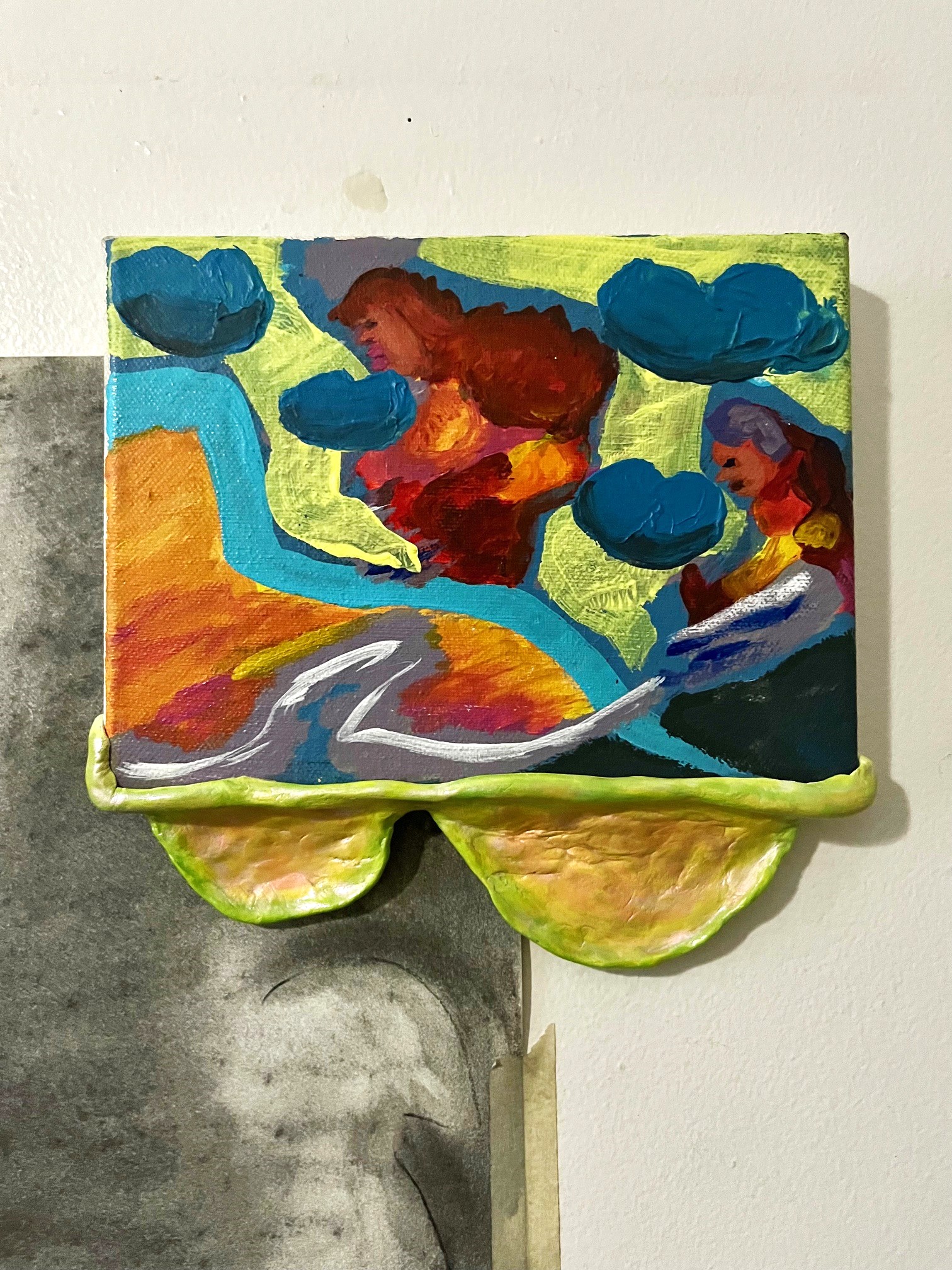 Small abstract painting