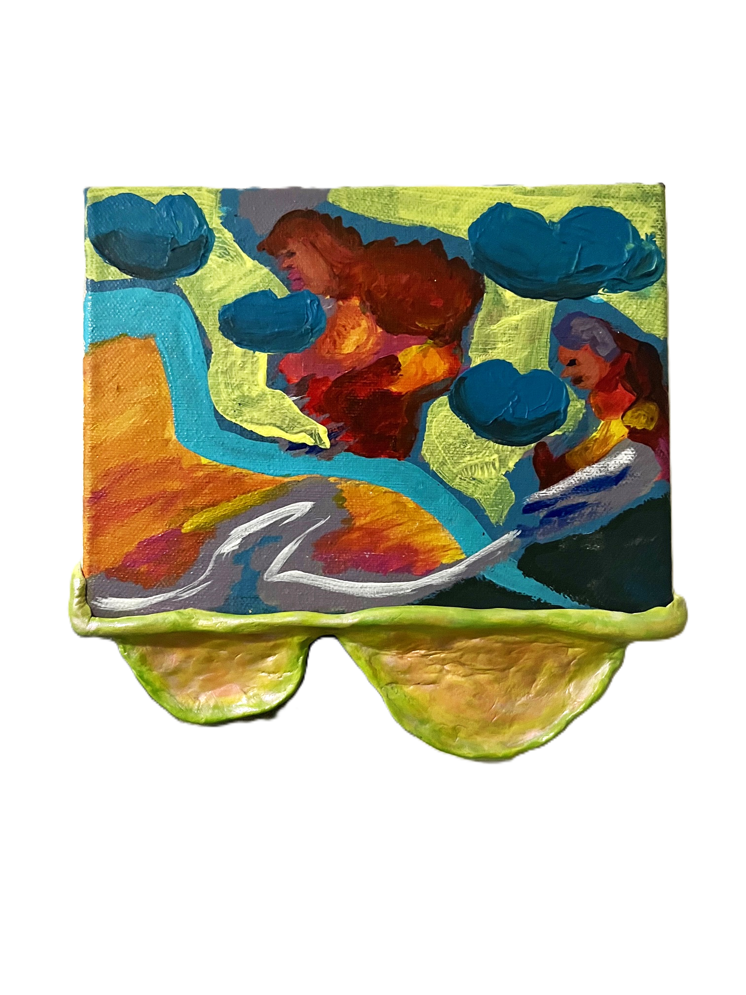 Small abstract painting